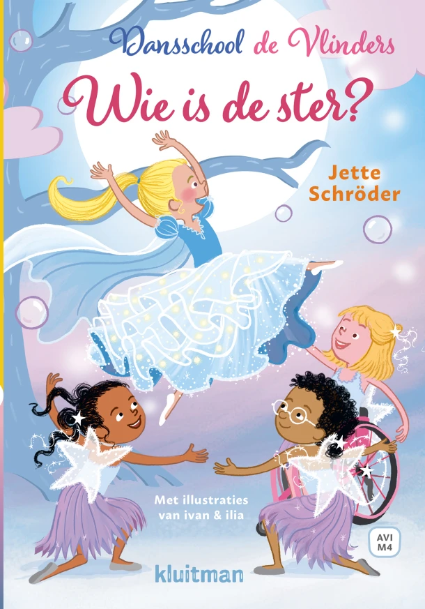 Dansschool de Vlinders. Wie is de ster? – Jette Schröder – boek cover