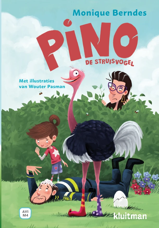 Pino de struisvogel – Monique Berndes – boek cover