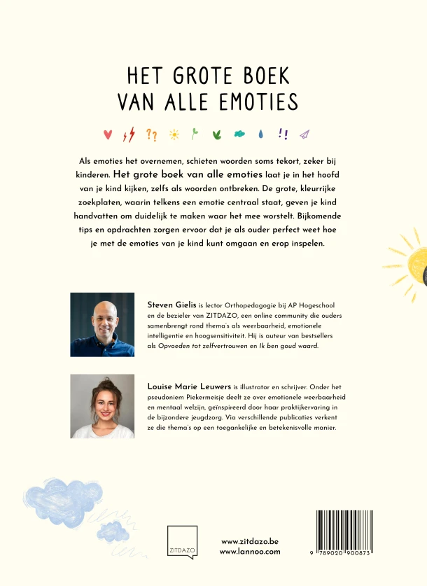 Het grote boek van alle emoties – Steven Gielis – boek cover
