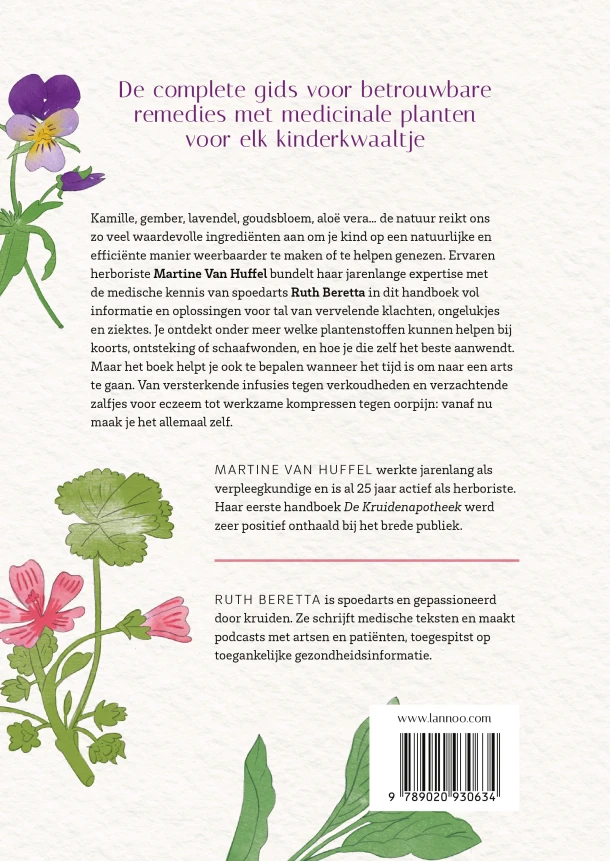 De kruidenapotheek voor het gezin – Martine Van Huffel – boek cover