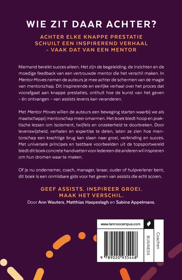 Mentor Moves – Ann Wauters – boek cover