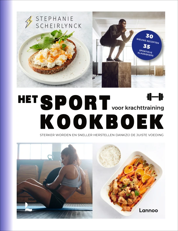 Het sportkookboek voor krachttraining – Stephanie Scheirlynck – boek cover