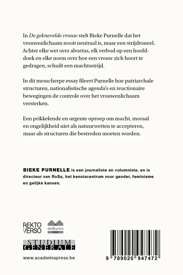 De geknevelde vrouw – Bieke Purnelle – boek cover
