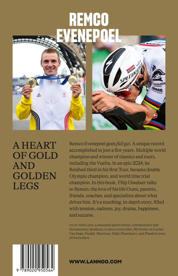 Remco Evenepoel Full Gas – Filip Osselaer – boek cover