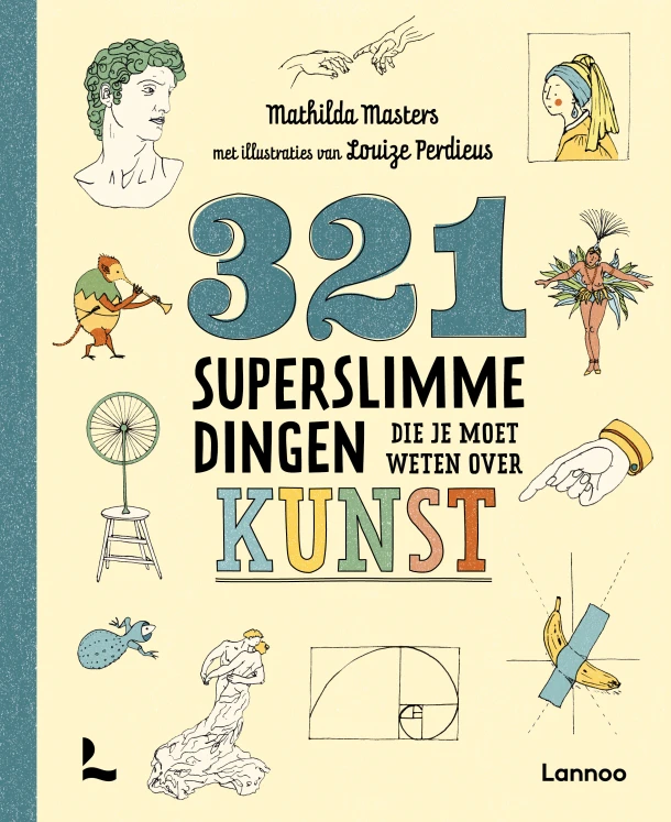321 superslimme dingen die je moet weten over kunst – Mathilda Masters – boek cover