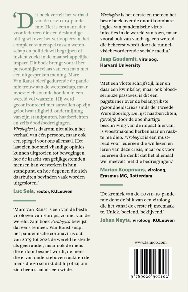 Virologica – Marc Van Ranst – boek cover
