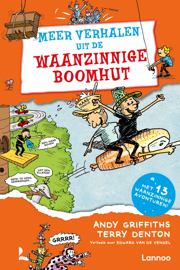 Meer verhalen uit de waanzinnige boomhut – Andy Griffiths – boek cover