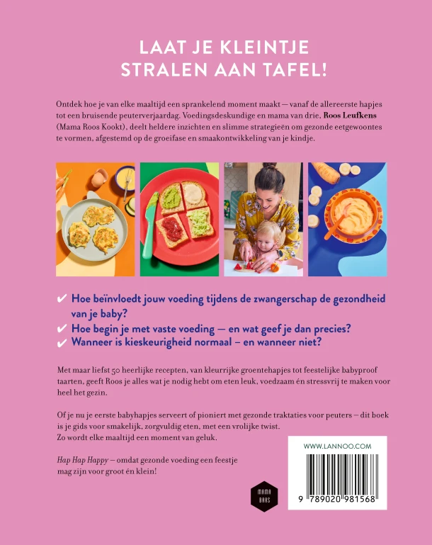 Hap hap happy – Roos Leufkens – boek cover