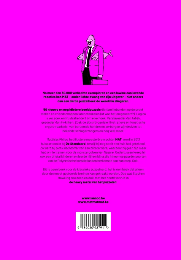 De alleridiootste puzzels voor slimme mensen – MAT – boek cover