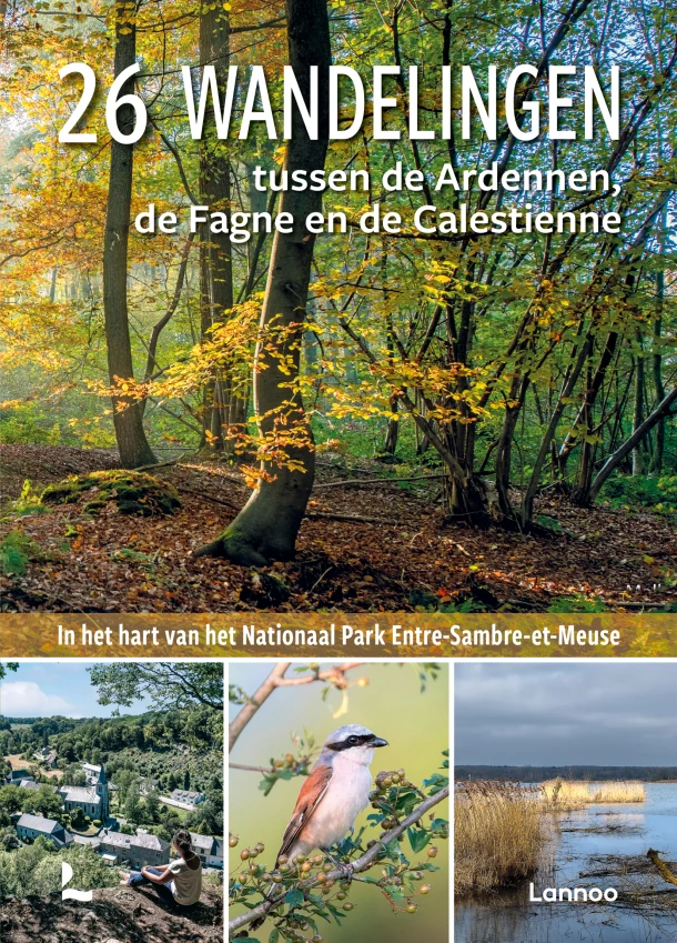26 wandelingen tussen de Ardennen, de Fagne en de Calestienne – Amélie Decrolière – boek cover