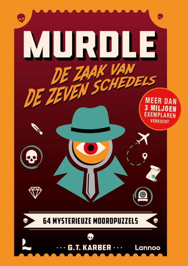 Murdle - De zaak van de zeven schedels – G.T. Karber – boek cover