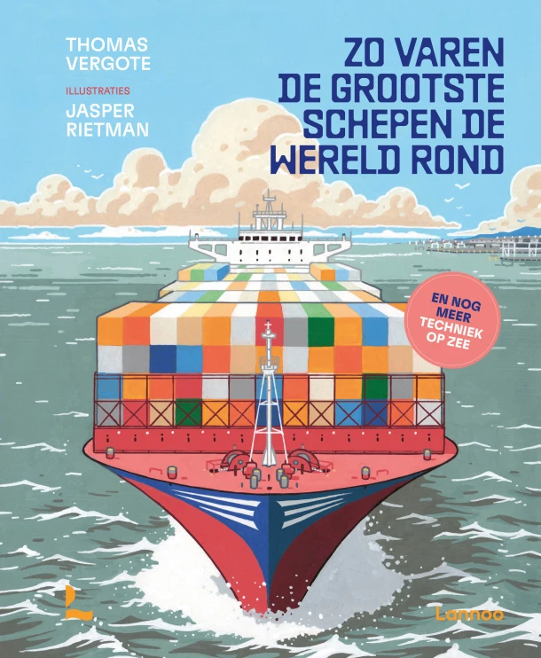 Zo varen de grootste schepen de wereld rond – Thomas Vergote – boek cover