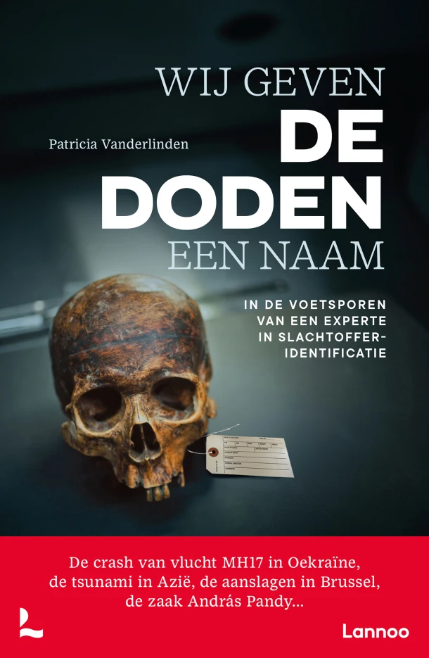 Wij geven de doden een naam – Patricia Vanderlinden – boek cover