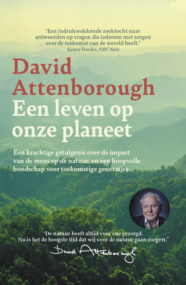 Een leven op onze planeet – David Attenborough – boek cover