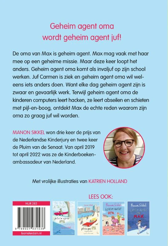 Geheim agent juf – Manon Sikkel – boek cover
