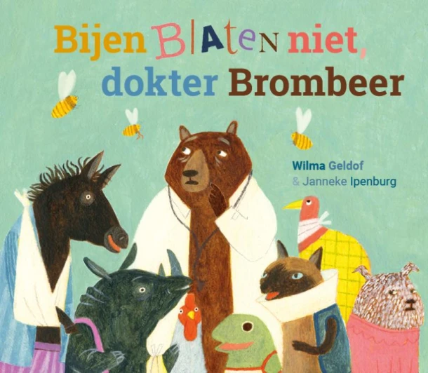 Bijen blaten niet, dokter Brombeer – Wilma Geldof – boek cover