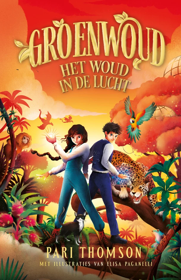 Het woud in de lucht – Pari Thomson – boek cover