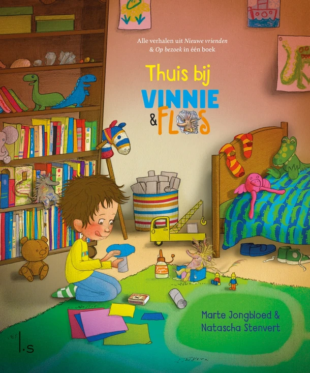 Thuis bij Vinnie & Flos – Marte Jongbloed – boek cover