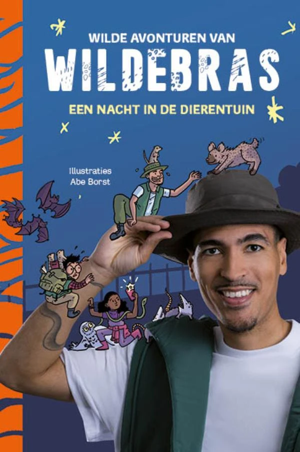 Een nacht in de dierentuin – Wildebras – boek cover