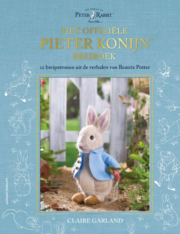 Het officiële Pieter Konijn breiboek – Claire Garland – boek cover