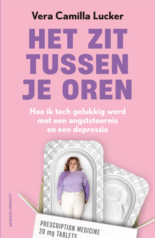 Het zit tussen je oren – Vera Camilla Lucker – boek cover
