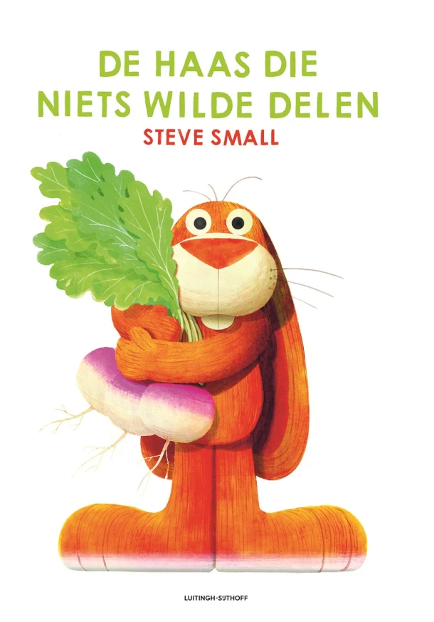 De haas die niets wilde delen – Steve Small – boek cover