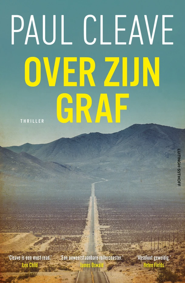 Over zijn graf – Paul Cleave – boek cover