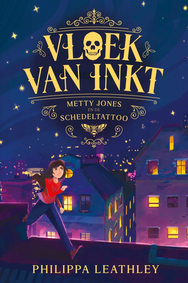 Metty Jones en de schedeltattoo – Philippa Leathley – boek cover