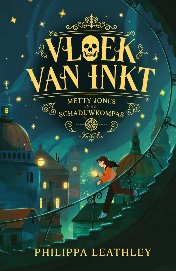Metty Jones en het schaduwkompas – Philippa Leathley – boek cover