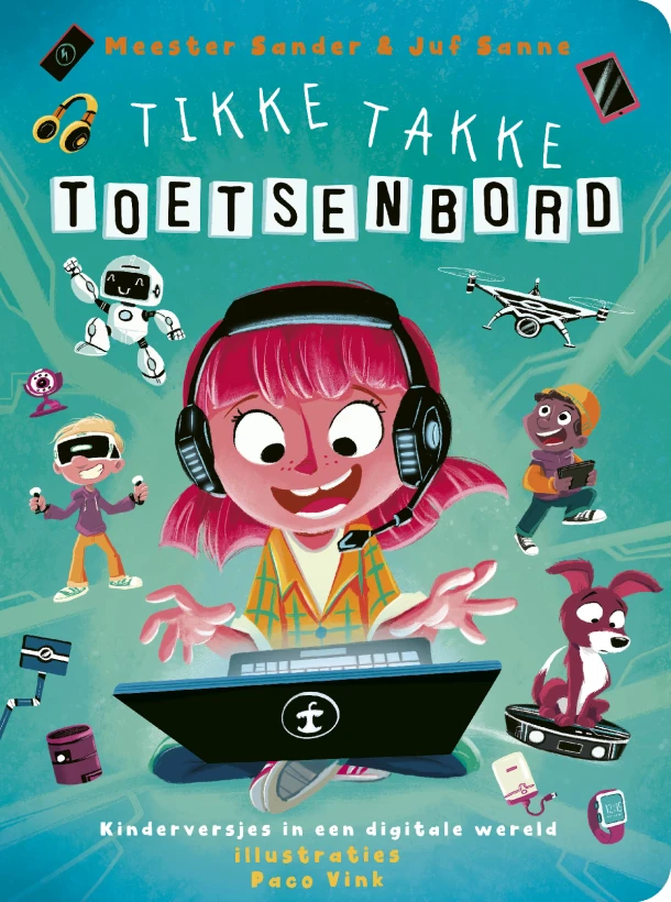 Tikke takke toetsenbord – Sander Gordijn – boek cover