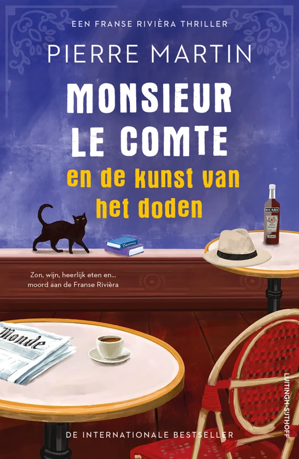 Monsieur le Comte en de kunst van het doden – Pierre Martin – boek cover