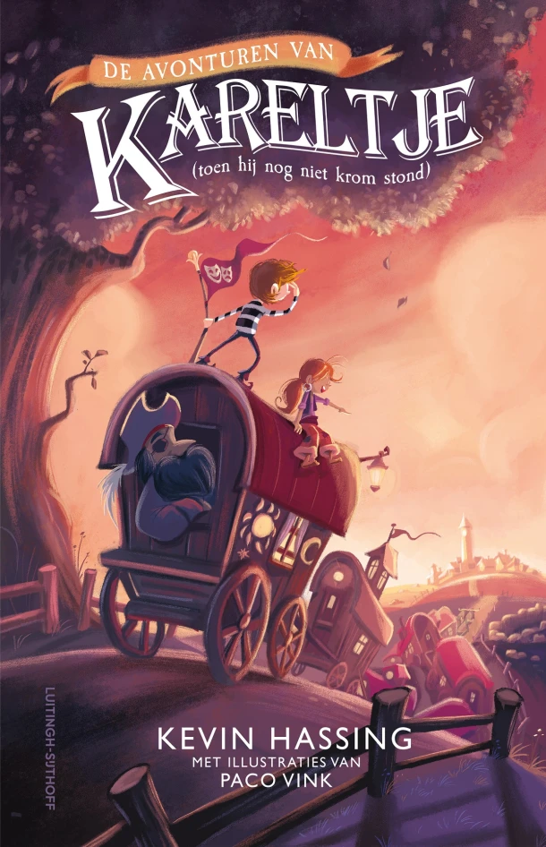 De avonturen van Kareltje (toen hij nog niet krom stond) – Kevin Hassing – boek cover