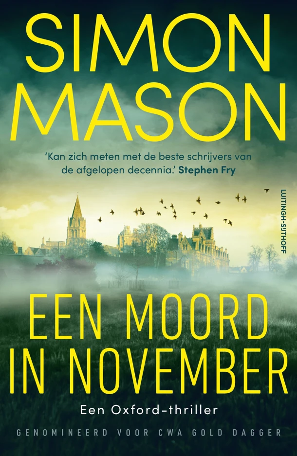 Een moord in november – Simon Mason – boek cover