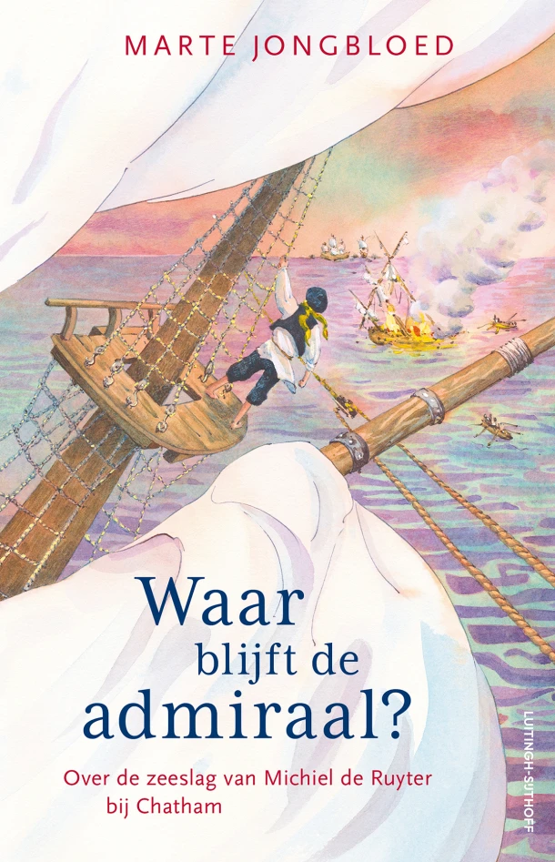 Waar blijft de admiraal? – Marte Jongbloed – boek cover
