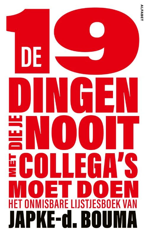 De 19 dingen die je nooit met collega's moet doen – boek cover