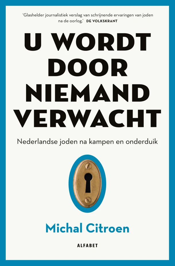 U wordt door niemand verwacht – Michal Citroen – boek cover