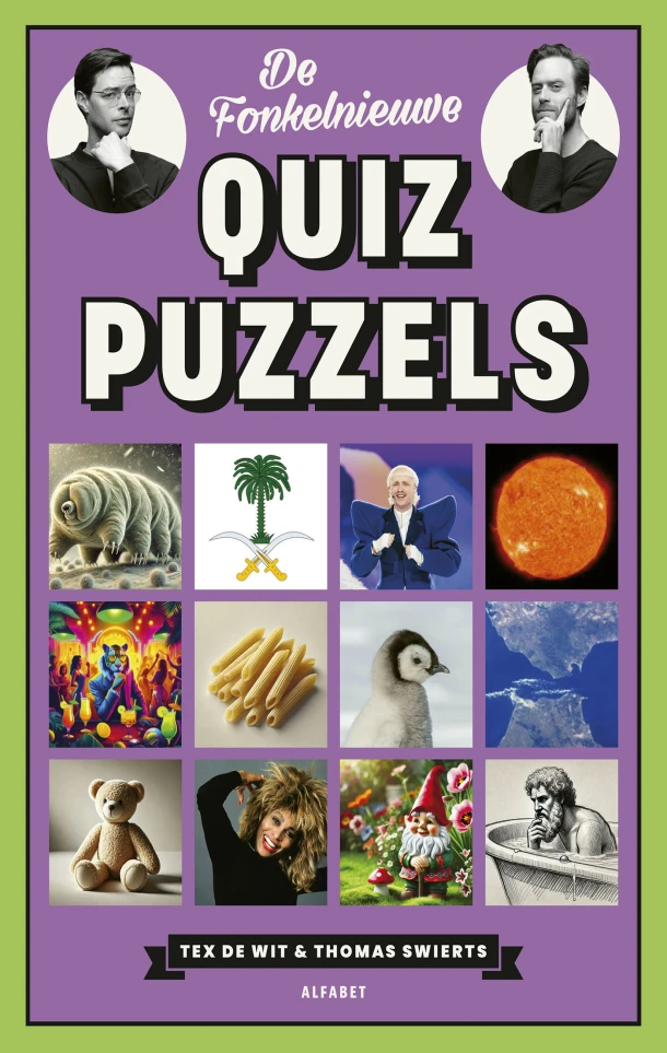 De fonkelnieuwe QuizPuzzels – Tex de Wit – boek cover