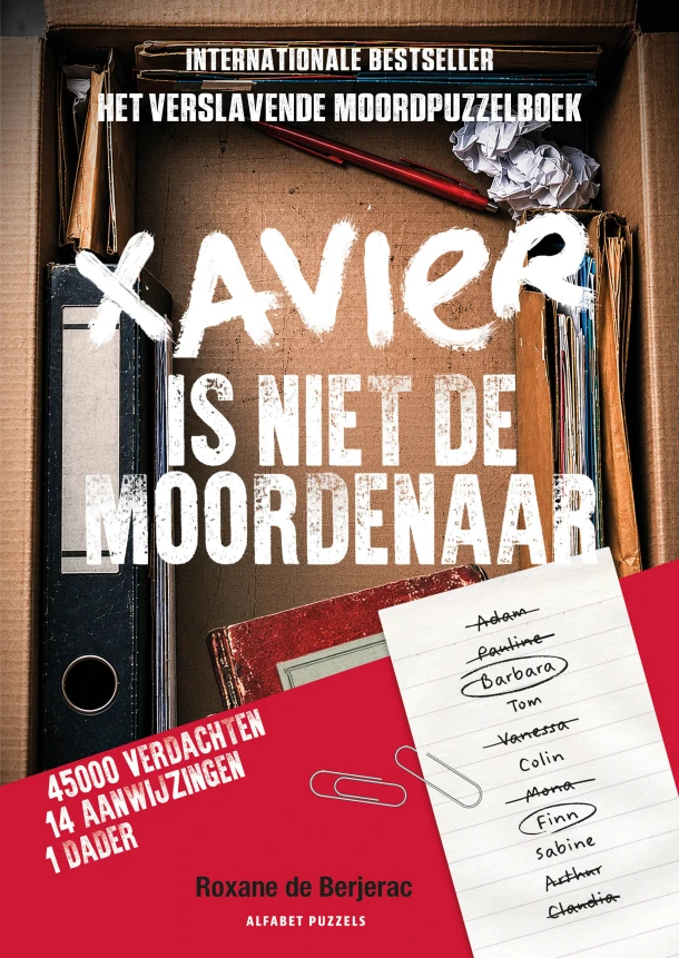 Xavier is niet de moordenaar – Roxane de Berjerac – boek cover