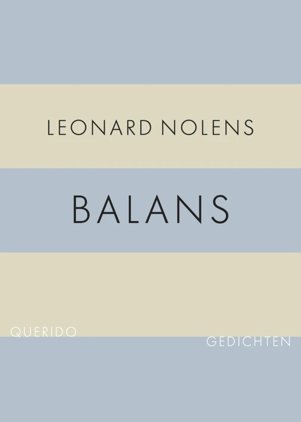 Balans – Leonard Nolens – boek cover