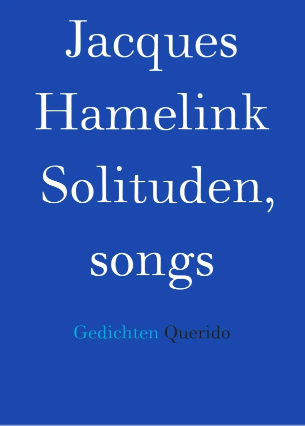 Solituden, songs – Jacques Hamelink – boek cover
