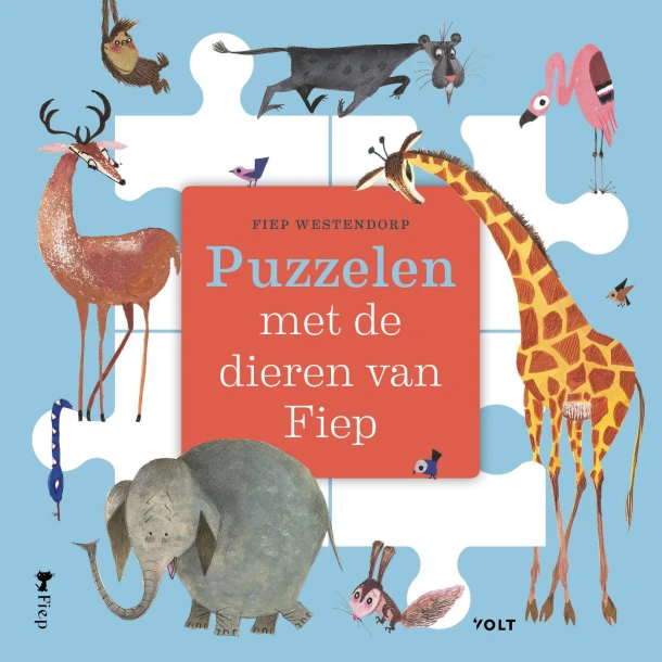 Puzzelen met de dieren van Fiep – Fiep Westendorp – boek cover