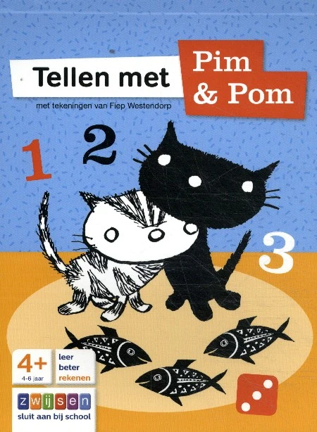 Tellen met Pim en Pom – Fiep Westendorp – boek cover