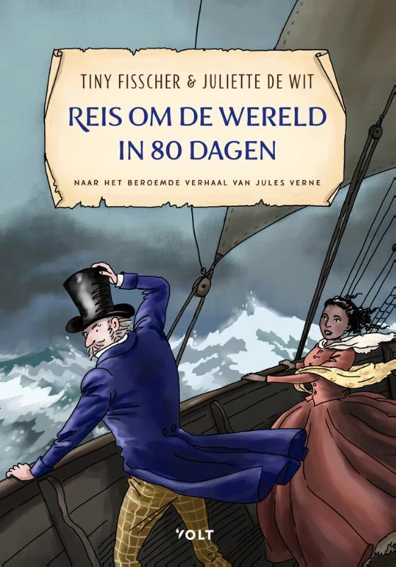 Reis om de wereld in 80 dagen – Tiny Fisscher – boek cover