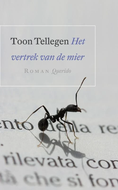 Het vertrek van de mier – Toon Tellegen – boek cover