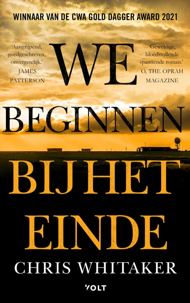 We beginnen bij het einde – Chris Whitaker – boek cover