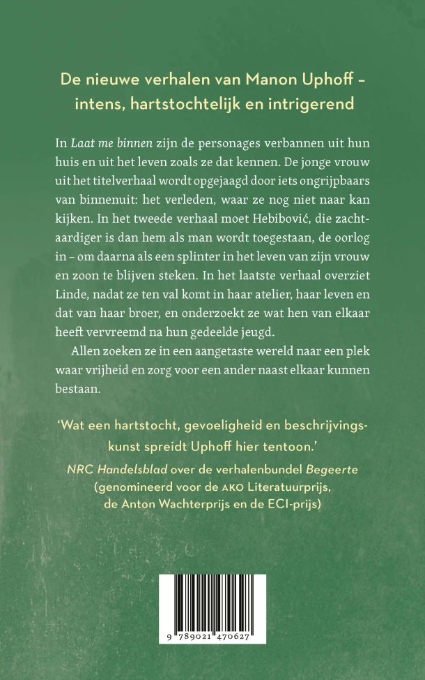 Laat me binnen – Manon Uphoff – boek cover