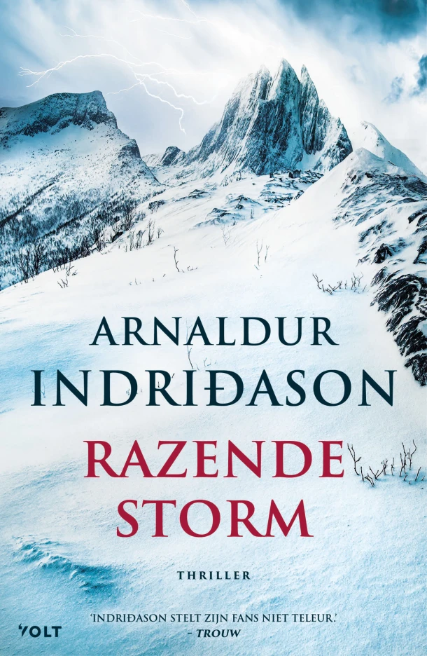 Razende storm – Arnaldur Indridason – boek cover