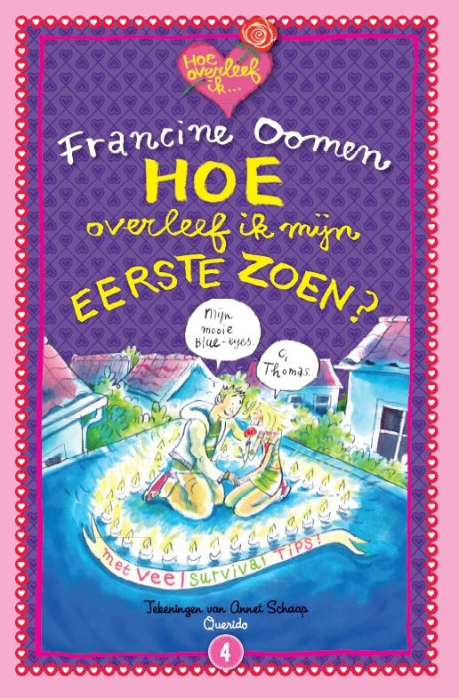 Hoe overleef ik mijn eerste zoen? – Francine Oomen – boek cover