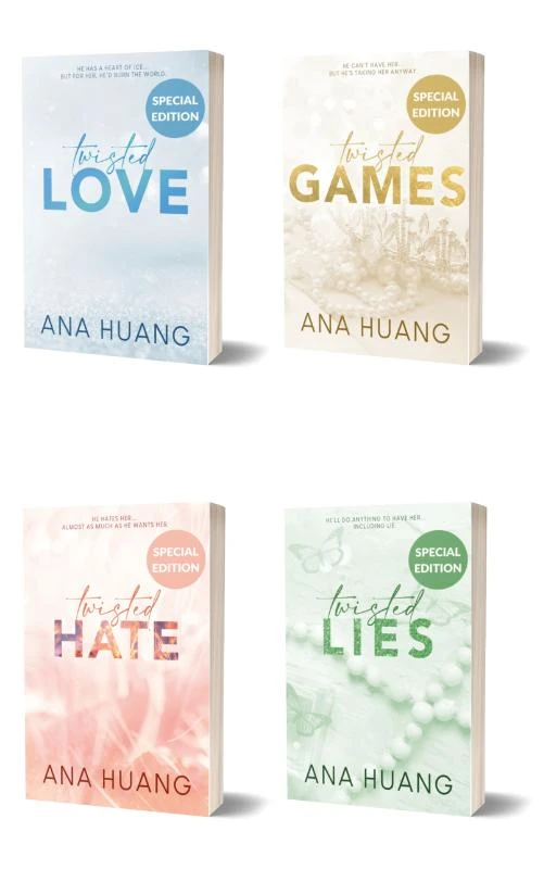 Twisted Love Games Hate Lies set – Ana Huang – boek cover