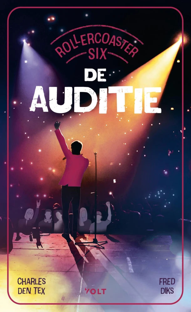Rollercoaster Six: De auditie – Charles den Tex – boek cover